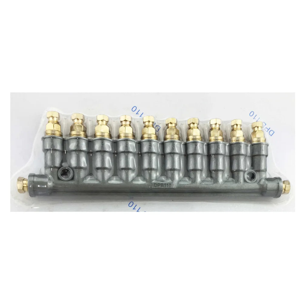 High Precision Detect Volume Oil Distributor DPB-110 With 10 Outlet for CNC Machine Centralized Lubrication