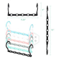 Closet Organizers Storage Space Saver Plastic Hangers for Home
