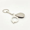 Hot Mini Portable Folding 10X Magnifying Pocket Jewelry Magnifying Glass Loupe Travel Pocket Camping 10 Times Magnifier Keychain
