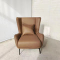 High Back Swivel Recliner With Foot Pedal Leather Lobster Lounge Chair and Upholstered Ottoman Sofa Chairs Luxury