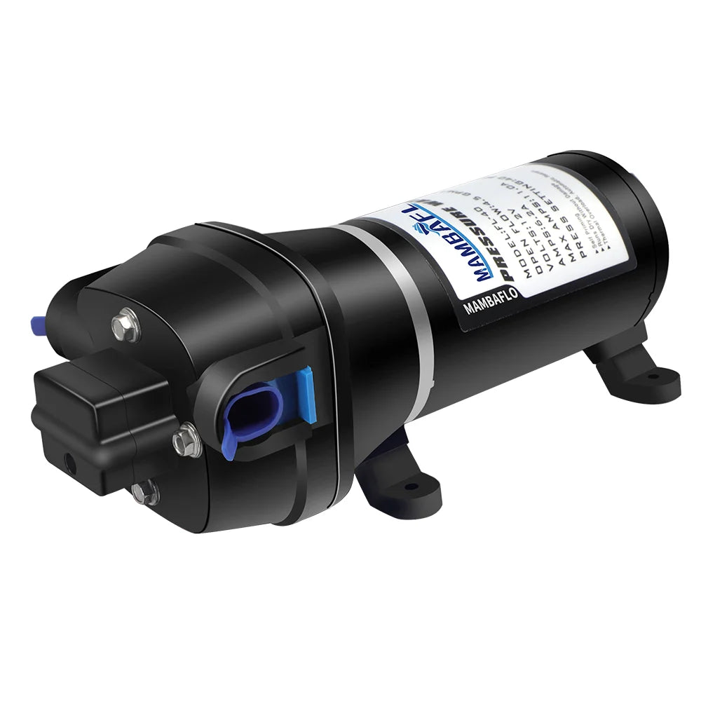 Mambaflo FL-44 RV Diaphragm Water Pump 17LPM/4.5GPM 24V Automatic Start and Stop Self-priming 28M Head 3m Suction Mini Jet Pump