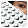15MM 3D Silk Cat Eye Natural Eyelashes Fan Eyelashes Korean PBT Fibers False Lashes