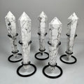 Wholesale Natural Howlite Wand Tower Polished Beautiful Crystal Howlite Scepter Point for Decoration