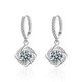 XKZ009 Exquisite Drop Earrings New Moissanite Diamond Earrings for Women S925 Sterling Silver Jewelry