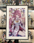 Museum-Quality Customized Black Wood Photo Frame UV-Printed A1A2A3A4 Poster Picture Animation Desktop Stand Wall Hanging Frame