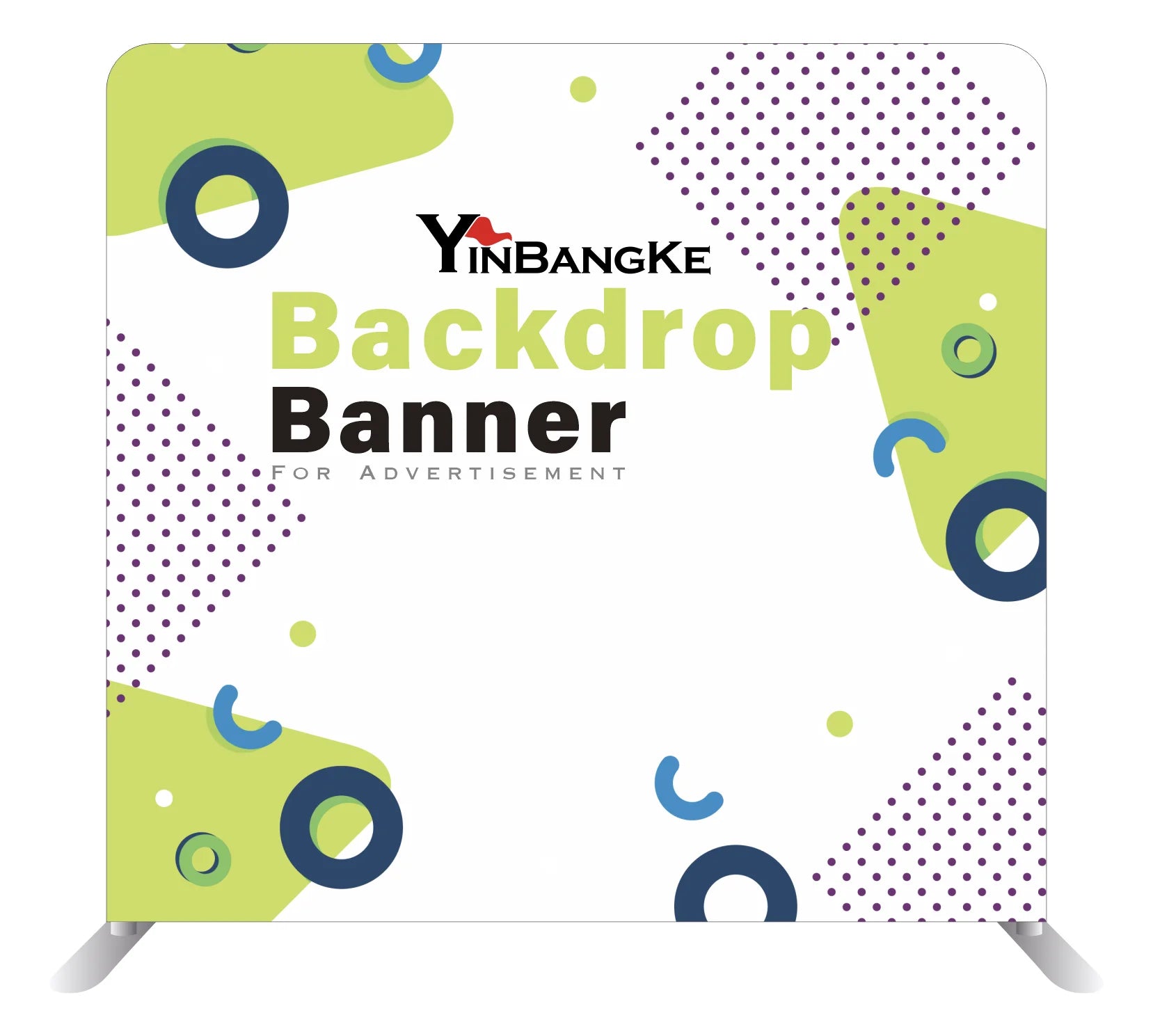 Quick Setup Indoor Trade Show Equipment 8ft 10ft 13ft Stretch Backdrop Banner Stand Fast Setup Fabric Display for Advertising