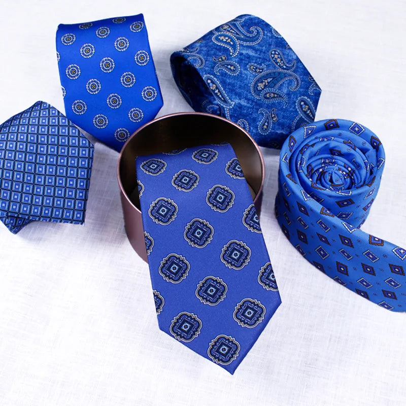 OEM Custom Logo Design Men's Tie Spot Designer Wholesale Polyester Diamond Men's Tie
