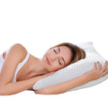 Shredded Memory Foam Pillow Queen Size Adjustable Cooling Pillow for Side/Back/Stomach Sleepers with Washable Bamboo Cover