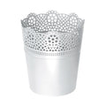 LACE flower pot dimensions (mm) 112x112x130 color White