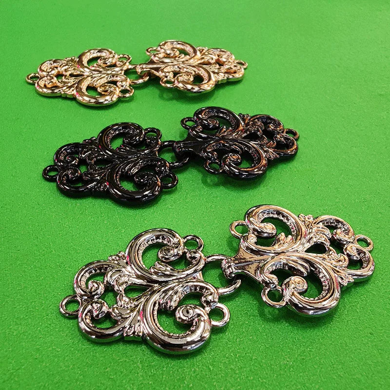 Large Size Retro Medieval Metal Magnet Belt Buckle Ancient Dress up Collar Plate Buckle Luggage Buckle