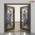 Modern Steel Iron Front Entry Doors Waterproof and Aesthetically Appealing with Long-Lasting Performance for Home
