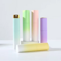 Luxury Rotated Aluminum Travel-Sized Refillable Essential Oil Perfume Bottle Pump Sprayer 0.01% Leak Rate ABS Plastic Triangular