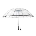 Good Quality Straight Clear Transparent Umbrellas 16k Pvc Umbrella for Outdoor