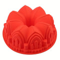 Large Round Castle Crown Silicone Cake Mold 3D Baking Pan DIY Birthday Bread Toast Deep Cake Baking Tool With Non Stick Material