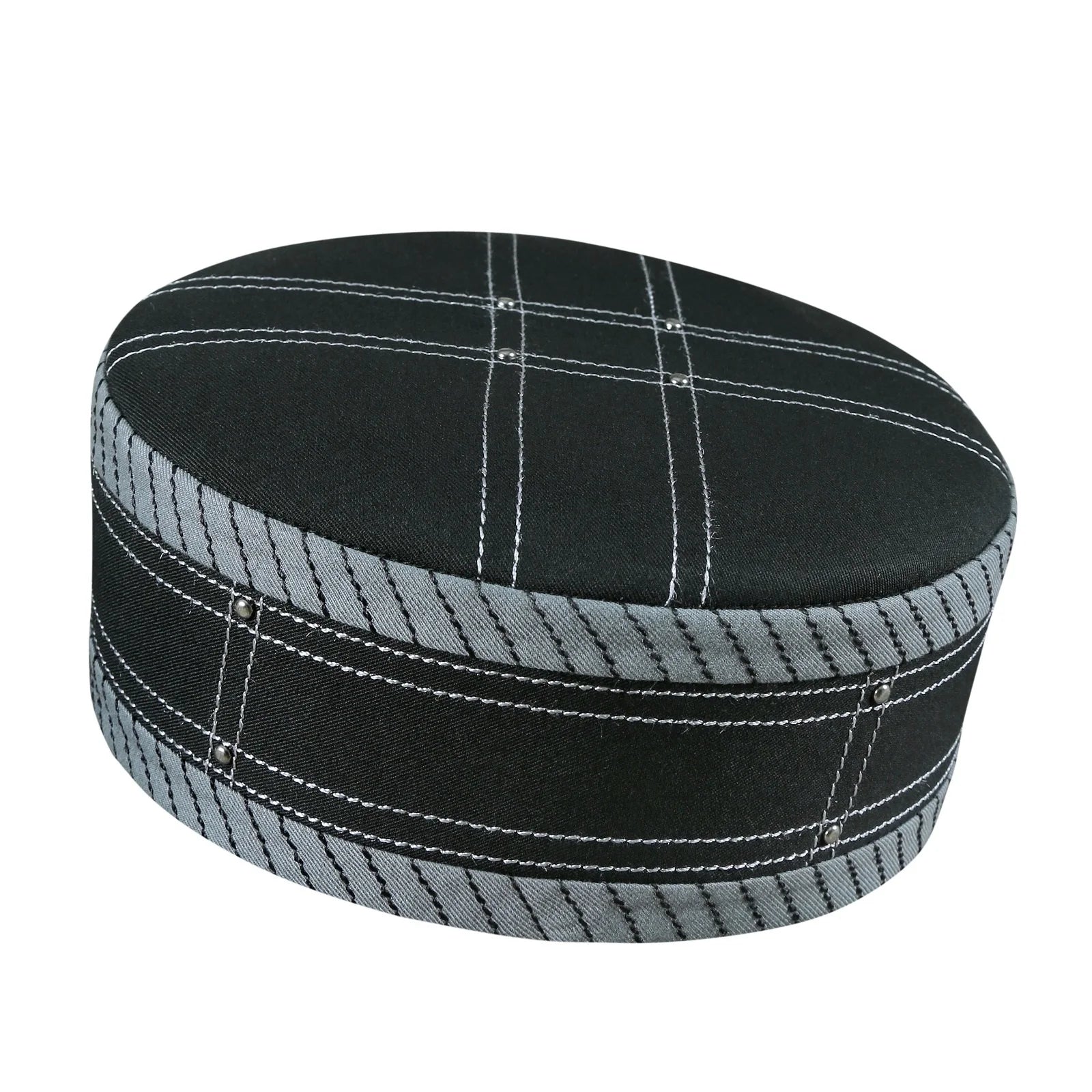 Custom Logo Aswad Kufi Hat Modest Islamic Skull Cap in Traditional Turkish Style Wholesale Manufacturer of Muslim Headwear