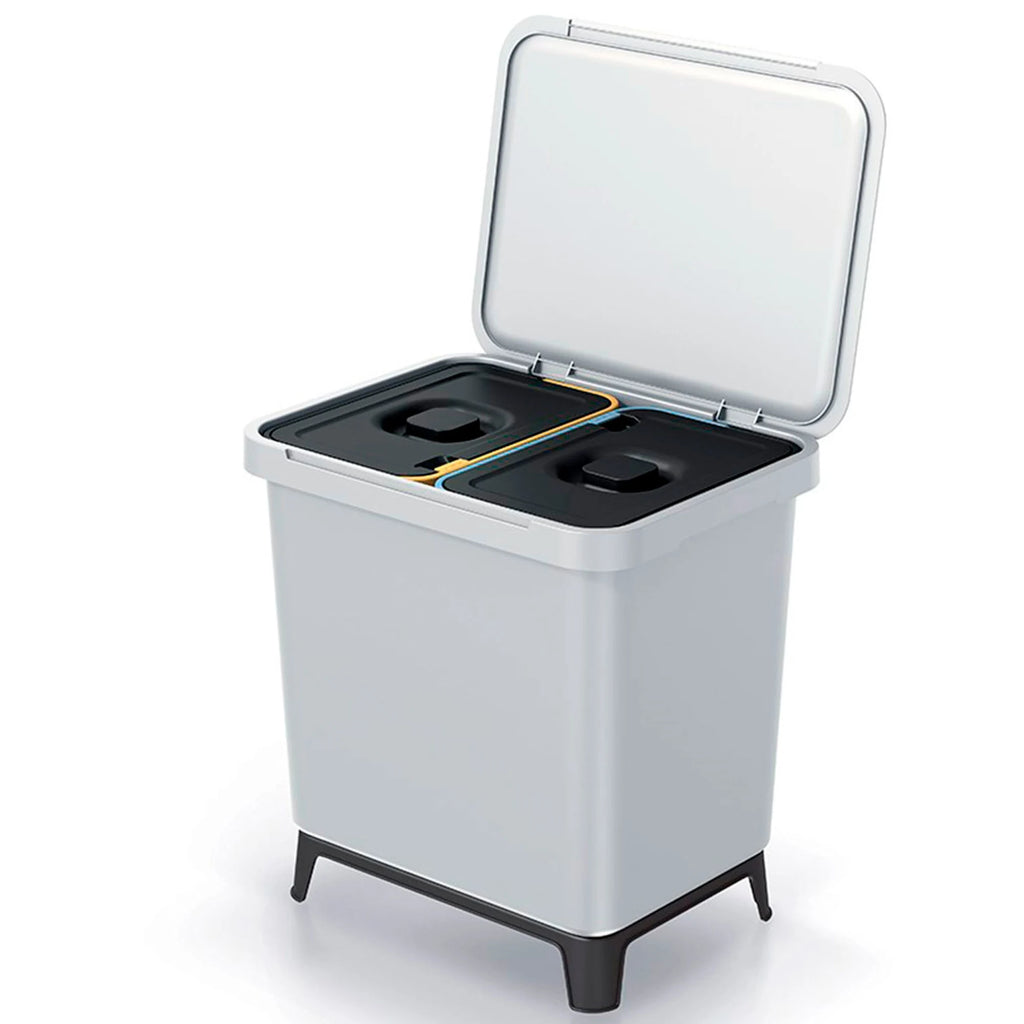 KEDEN 2x10L White Recycling Sorting System