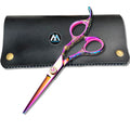 Professional Stainless Steel Black Gold Hairdressing Teeth Scissors Barber Hair Cutting Sets Salon Multifunctional Thinning