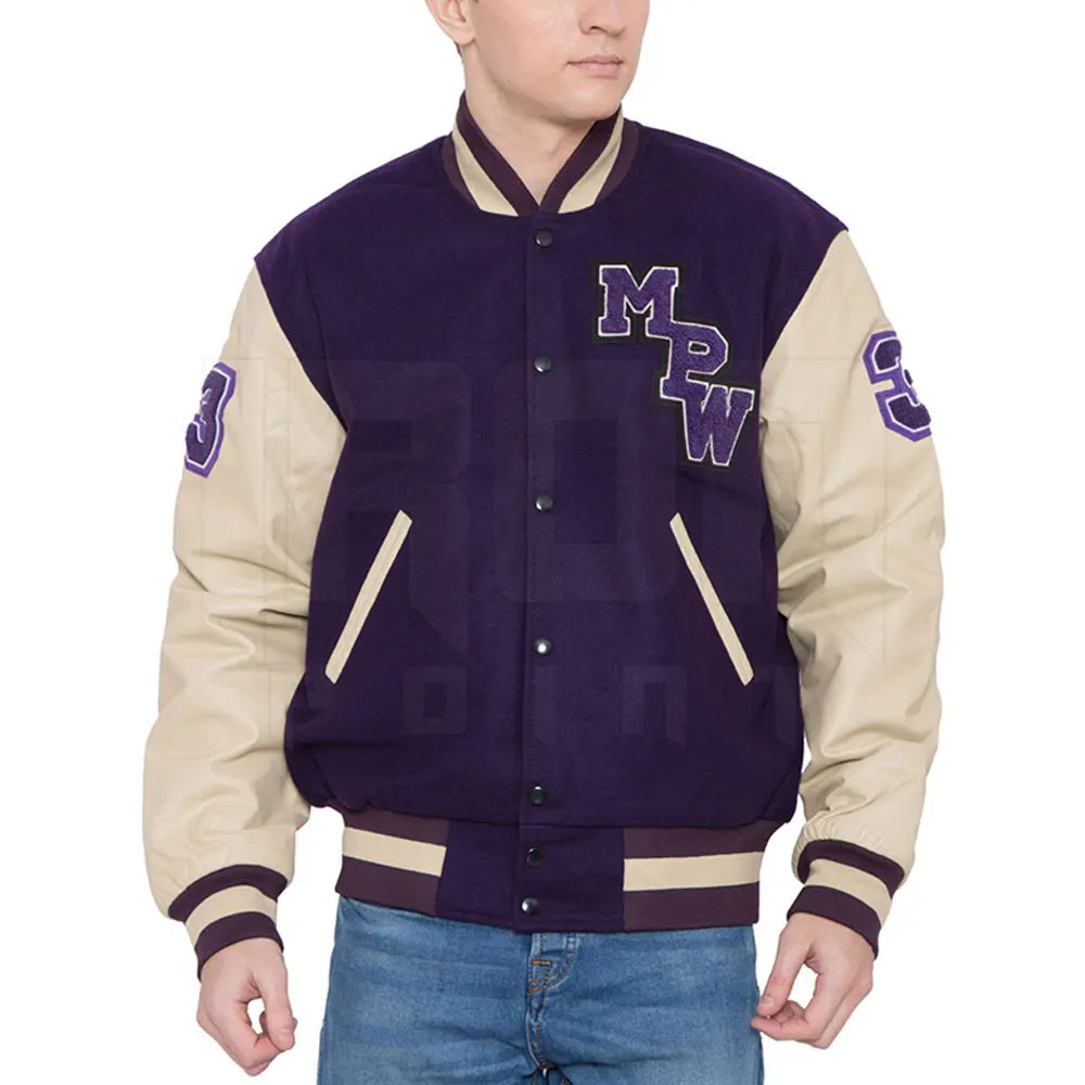 Wholesale Price Winter Jackets For Men Top Selling 2025 New Long Sleeve Letterman Jacket For Men