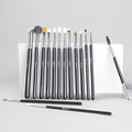Goat Hair Eye Makeup Brush Set Eyeshadow Eyebrow Eyeliner Set Luxury Soft Durable Eye Cosmetics Brushes Set