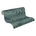 Made in Germany Modern Design Wallpaper Rolls Plants Petrol Gold Blue Non Woven Vinyl Jungle Walls 1005 X 053 m for Hall