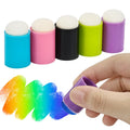 Reusable Finger Painting Stamper for Nail Art Graffiti Nail Polish Sponge Dauber Tool