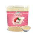 KEIFU Taiwan Lychee Popping Boba 3.2kg Bubble Tea Juice Ball Bottle Packaging for Shop Use HALAL/HACCP Certified 12 Months Shelf