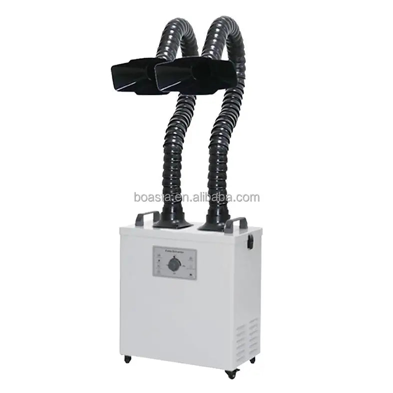 Boasta Smoke Air Purifier Dual Arm Fume Extractor with Triple Filtration Industrial Soldering Laser Engraving Jewelry Making