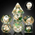 Factory Wholesale 16mm Polyhedral DND Dice Set Custom Resin Skull Dice Dungeons Dragons RPG