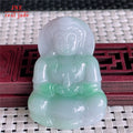 Myanmar Natural a Type Jadeite Jade Pendant Green Guanyin Bodhisattva Emerald Pendant 19.40