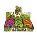 New Product Portable American Style Round Glass Ashtray with Pattern Designs for Hotel & Home Use