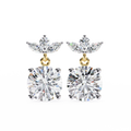 Customizable 14K White Rose Gold Lab Grown Diamond Luxury IGI Certified Drop Earrings Charming Jewelry for Women