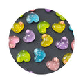 Miniature Cute Valentine's Day Luminous Heart Shape Resin Cabochon Charms DIY Jewelry Craft Headwear Accessories