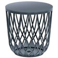 UNIQUBO 55L garden basket stand - decorative side table dimensions (mm) 447x447x450 Anthracite color
