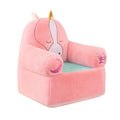 Cartoon Rabbit Fur Kids Sofa Chair Removable Washable Backrest Stool Modern Design Style Living Room Kindergarten Boys Girls MegaBDM