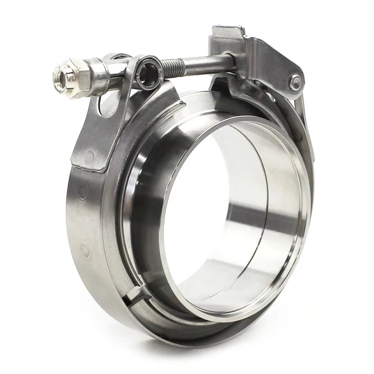 Hot Selling 1.5inch v Band Clamp Plain Finish v Band Clamps Quick Release 304 Stainless Steel v Band Clamp for Pipe Connection
