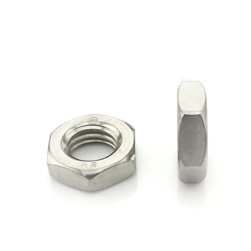 Factory Supported M6 Plain 2205 2507 S31803 S32750 Low Temperature Nut Tuerca Pesada DIN 439 Thin Hex Jam Nut