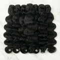 Wholesale Natural Black Color Unprocessed Virgin Raw Human Hair Bundles 10A Grade Raw Human Hair Bundles MegaBDM