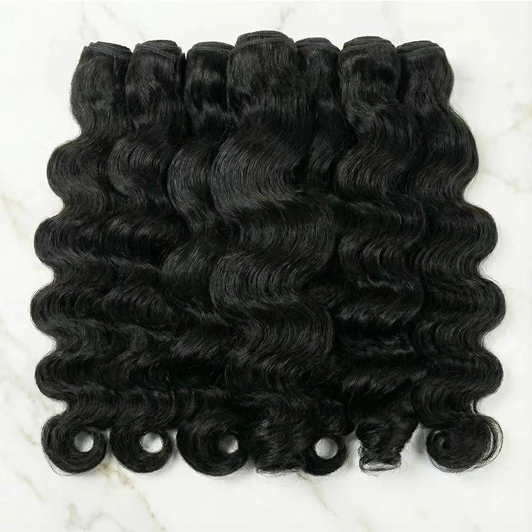 Wholesale Natural Black Color Unprocessed Virgin Raw Human Hair Bundles 10A Grade Raw Human Hair Bundles MegaBDM