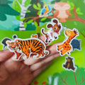 Custom Jelly Sticker Book Printing Jelly Soft Silicone Stickers Reusable Washable Children's Educational Scene Stickers MegaBDM