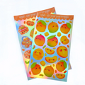 Custom Cartoon Stickers Custom Printed Kiss Cut Transparent Vinyl Stickers Self-Adhesive Waterproof Holographic Effect