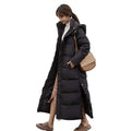 Men's Winter Snowboard Breathable Waterproof Windproof Eco-Friendly Quick Dry Zipper Hooded Long Overcoat Puffer Jacket Logo