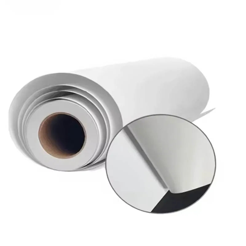 White/Black/Grey Self Adhesive PVC Glossy Vinyl Eco-solvent Ink Car Sticker for Printing