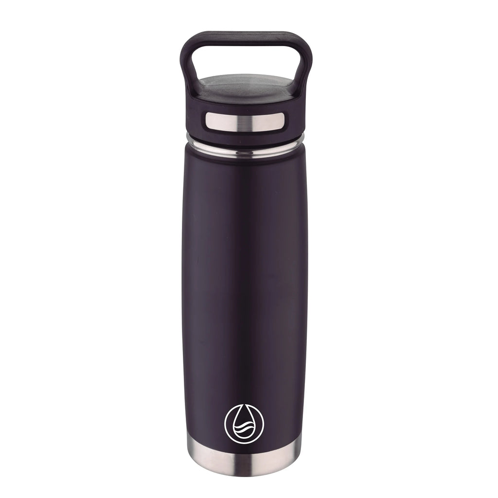 Bergner Walking Anywhere 500ml Black Stainless Steel Thermos Bottle