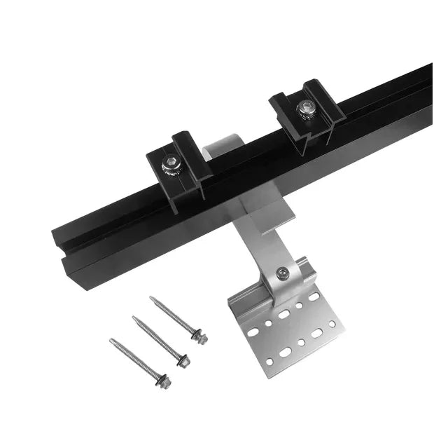 Aluminum Solar Tile Roof Hook Mounting Bracket for Photovoltaic System