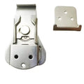 BS001-015 Flat Feet Butterfly Twist Latch Keeper Toggle Clamp Medium Buckle Galvanized Steel Zinc for Lock Packed in Carton Box