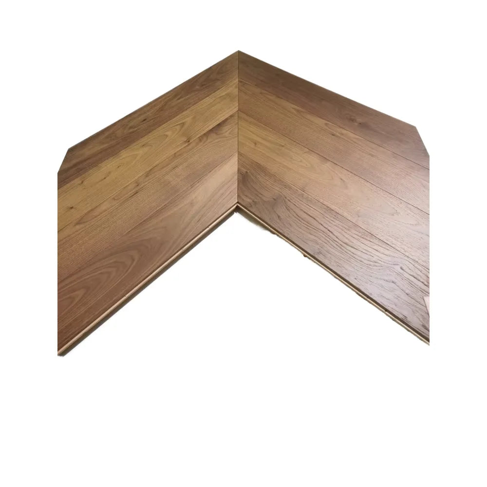 Modern Design Luxury Brushed 15mm Natural Color Click Herringbone Walnut Flooring Indoor Oak Hardwood Living Room