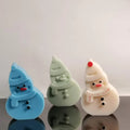 Snowman Mold for DIY Sugarcraft Cake Decorating Candle Making and Chocolate Christmas Themed Irregular Shape Silicone