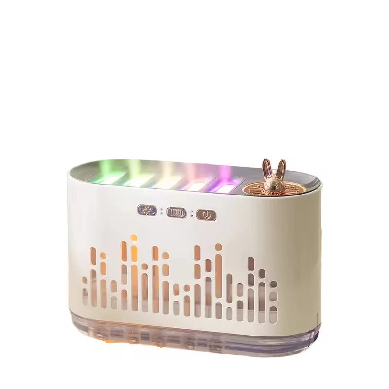 2025 New Dynamic Pickup Humidifier Spray Essential Oil Aromatherapy Machine for Home Silent Desktop Flame