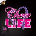 Low Quantity Order Cheer Heat Transfers Vinyl Logo Transfer Custom