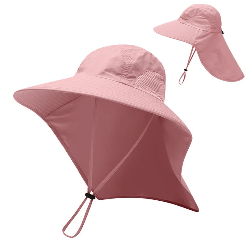 Fashion Sunshade Ventilation Go Fishing Mountaineering Custom Uv Cap Bucket Hat for Hiking Por Fishing